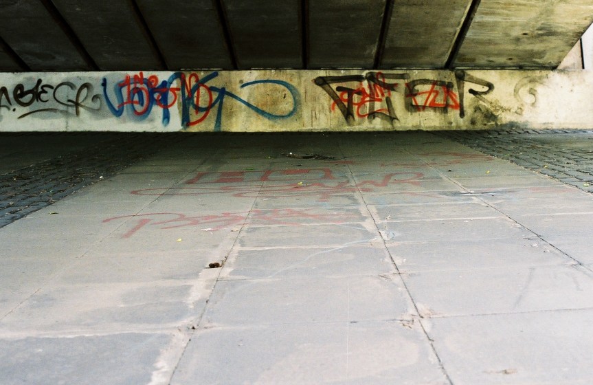graffiti under the bridge