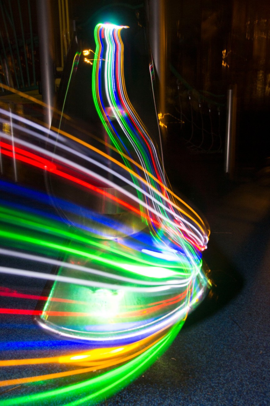 light trail slide