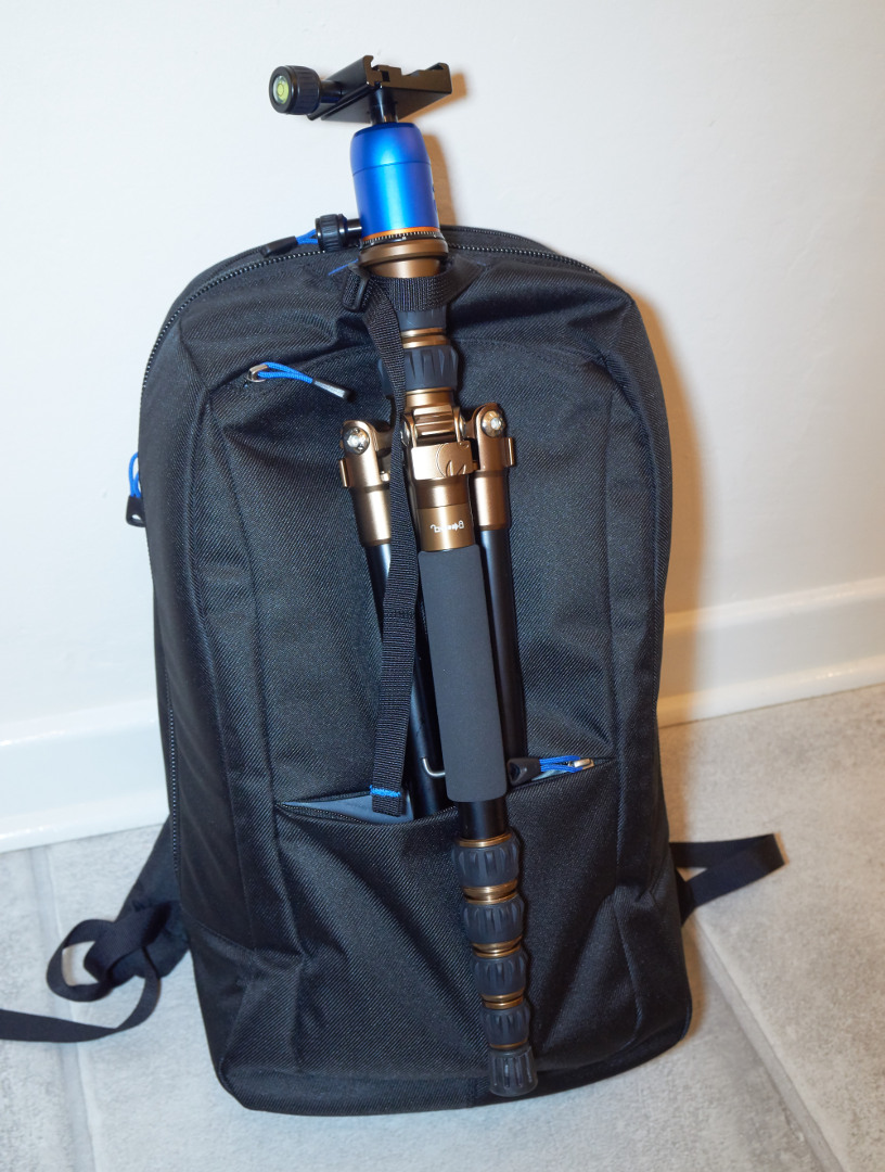 think tank Perception with tripod attached