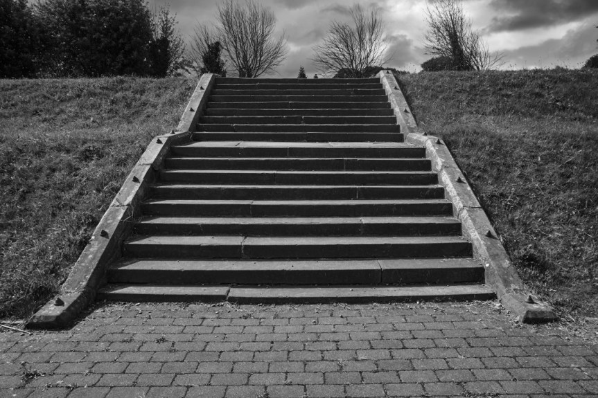 Steps at Undercliffe Cemetery