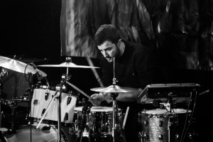 Drummer from Peakes band playing live