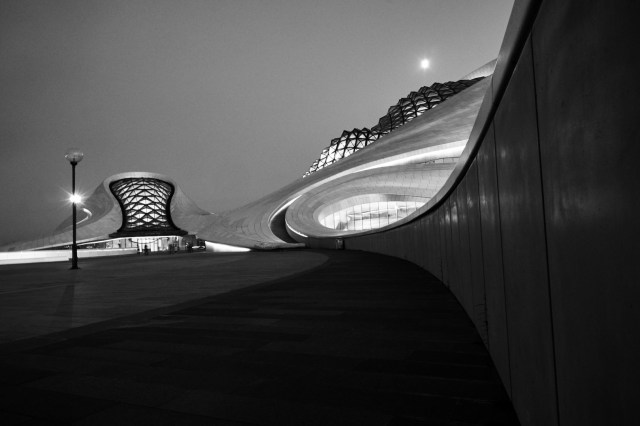 Harbin Grand Theatre Black and White