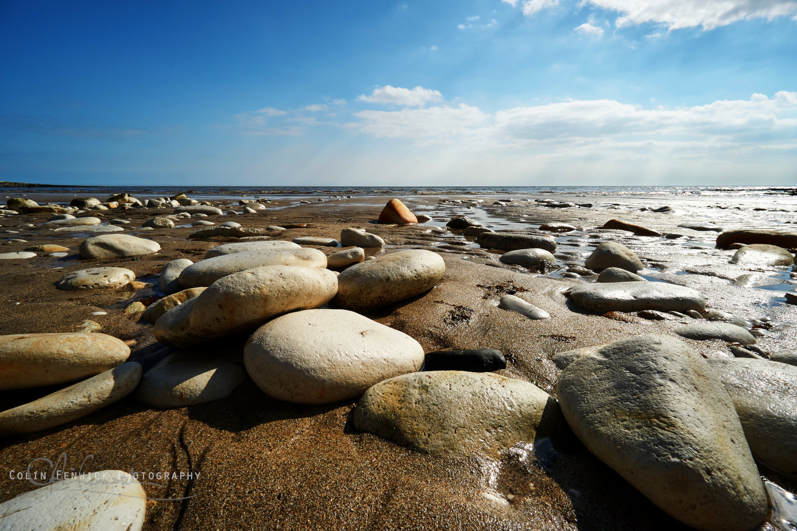 Red Rock on Flamborough Beach