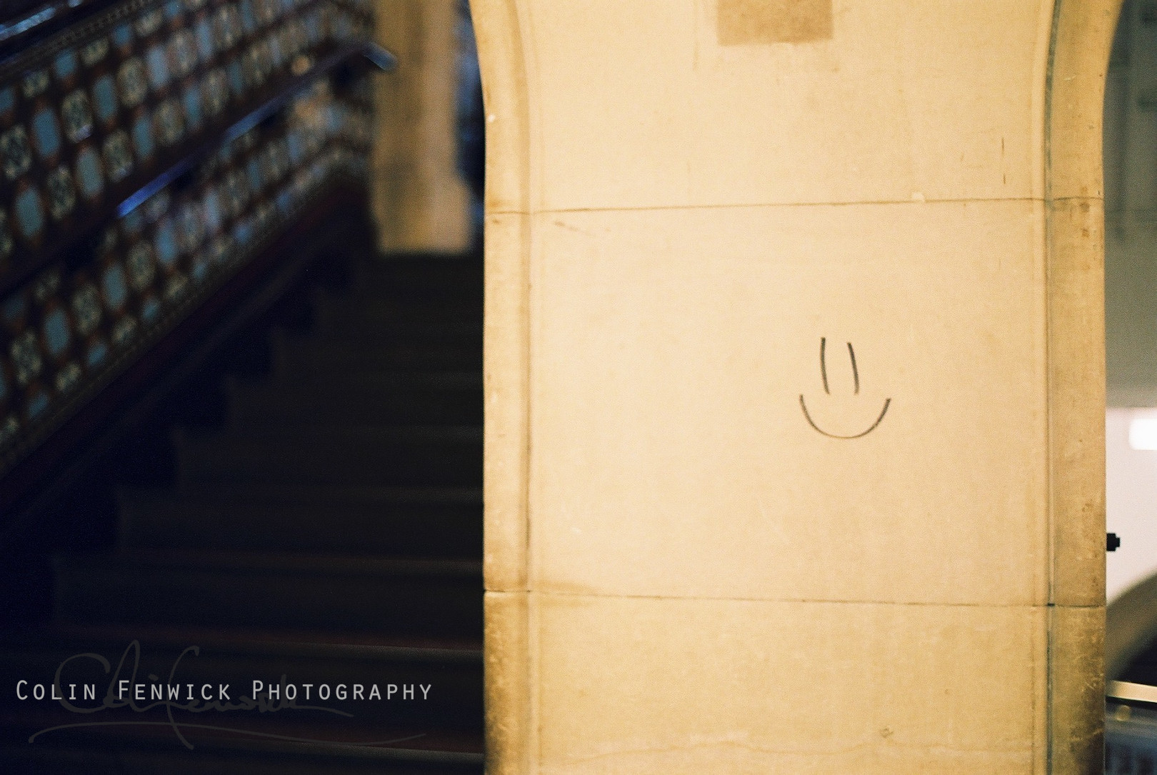 graffiti on library wall