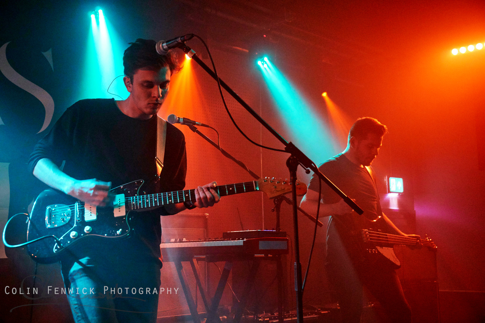 two rock guitar players