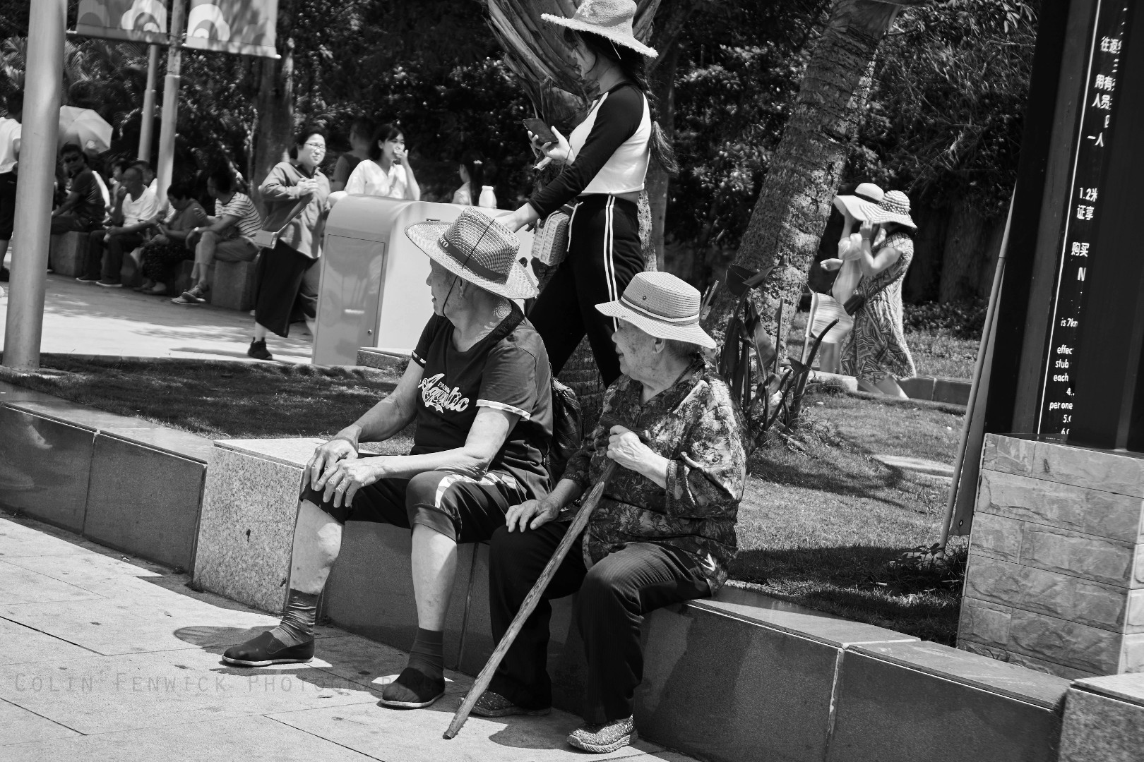 Elderly Couple resting