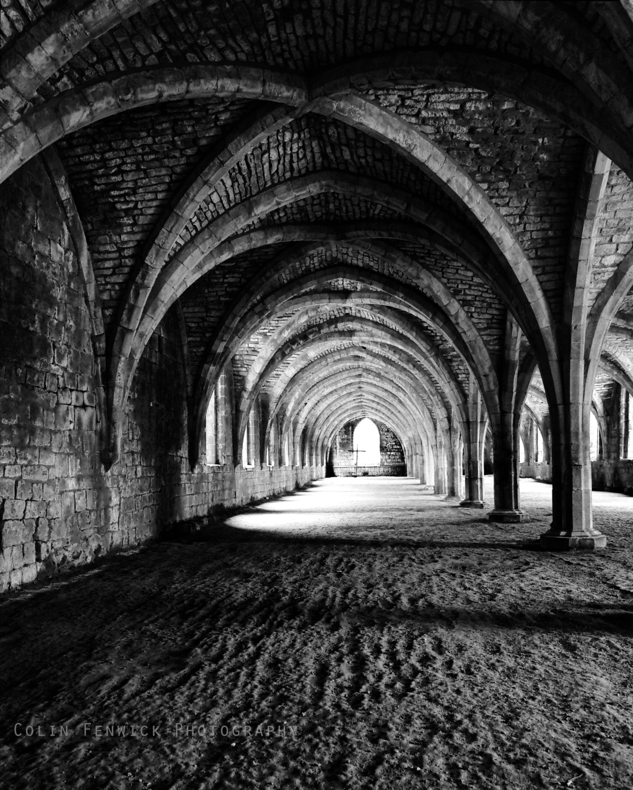 The Cellarium at Fountains Abbey