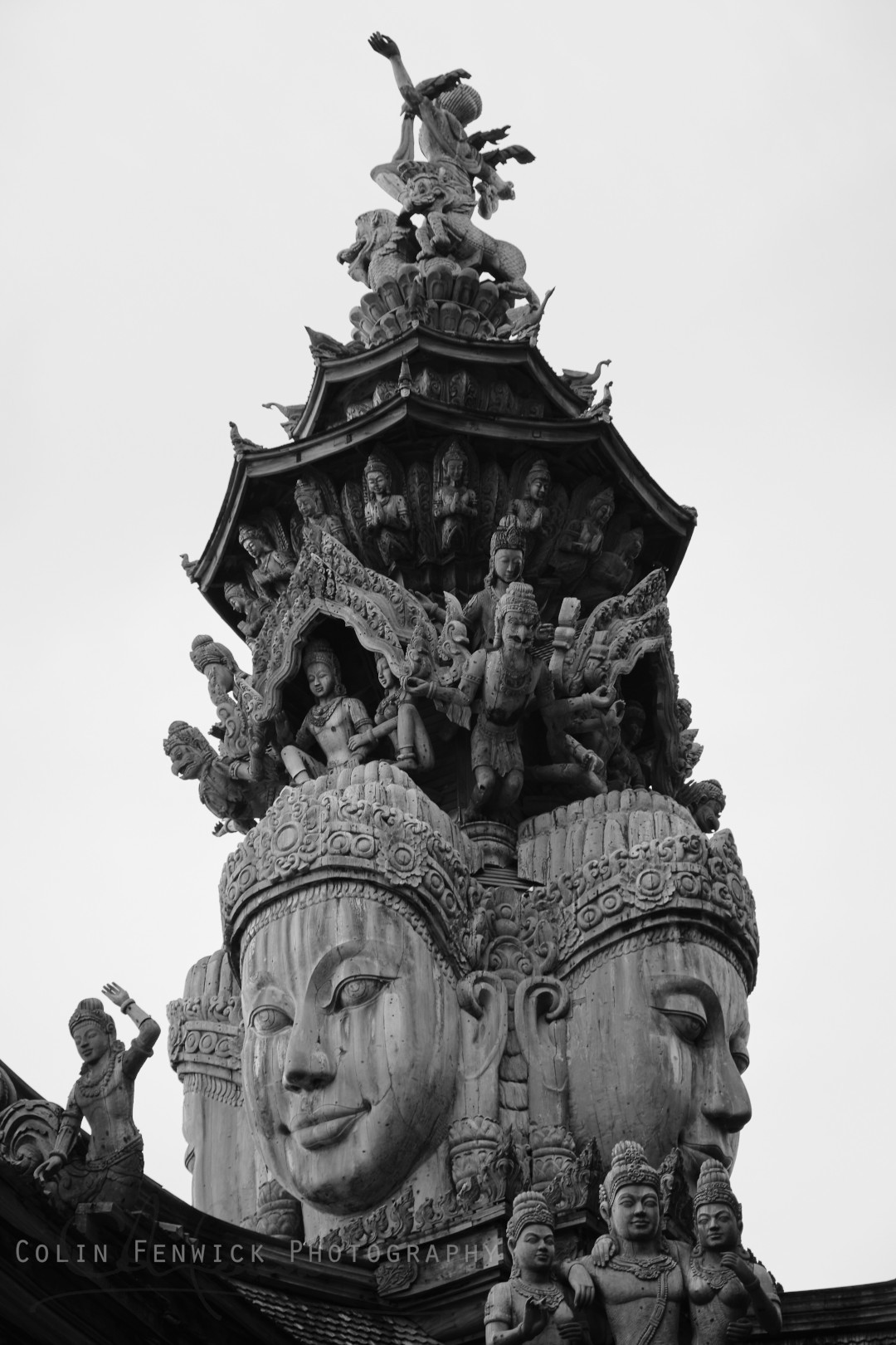 The central spire of Sanctuary of Truth