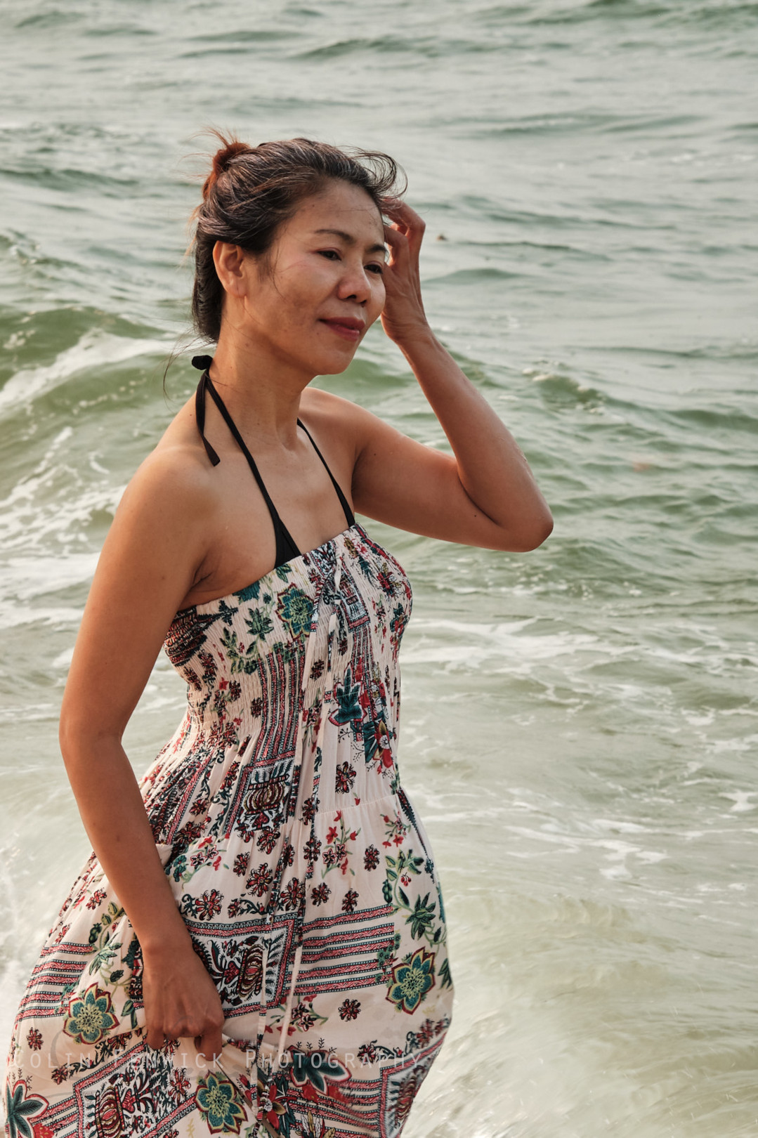 Thai woman by the sea