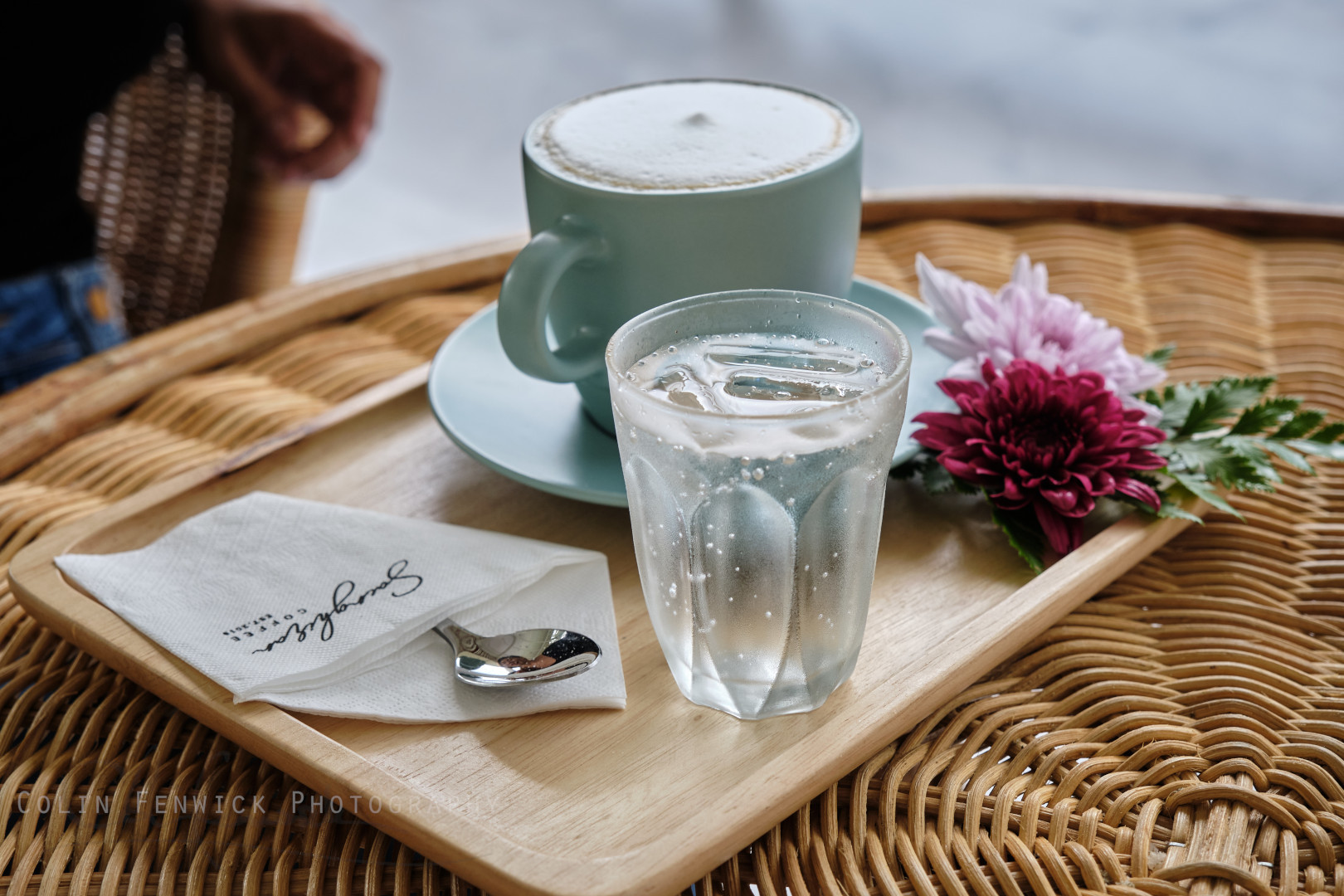 Soda water and coffee