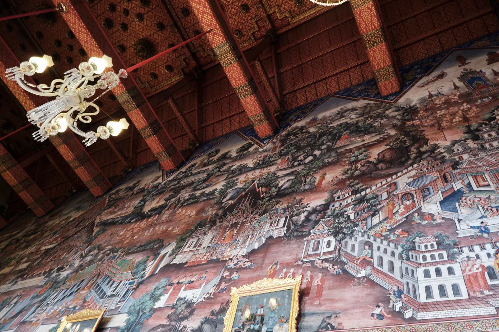 Inside of the ordination hall