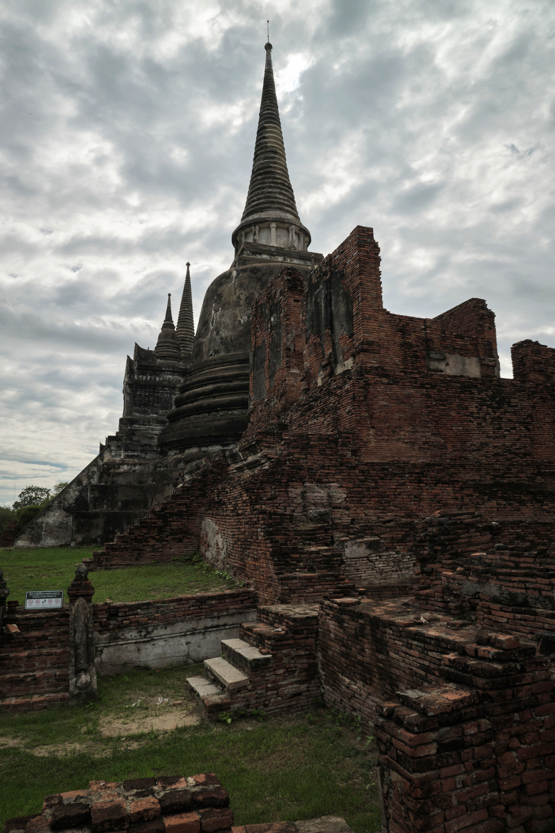 The Main Stupa at Wat Phra Si Sanphet, Ayutthaya, Thailand