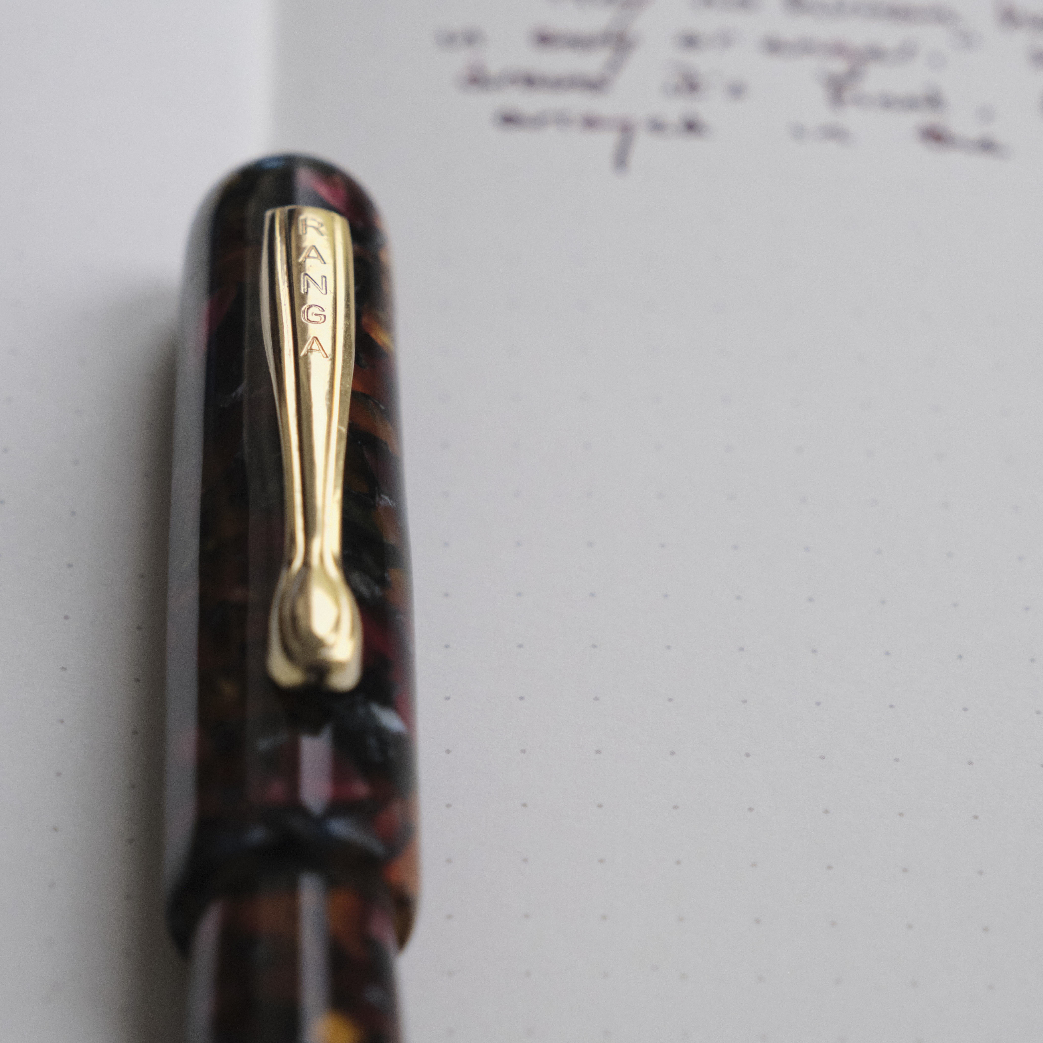 Fountain pen cap and clip