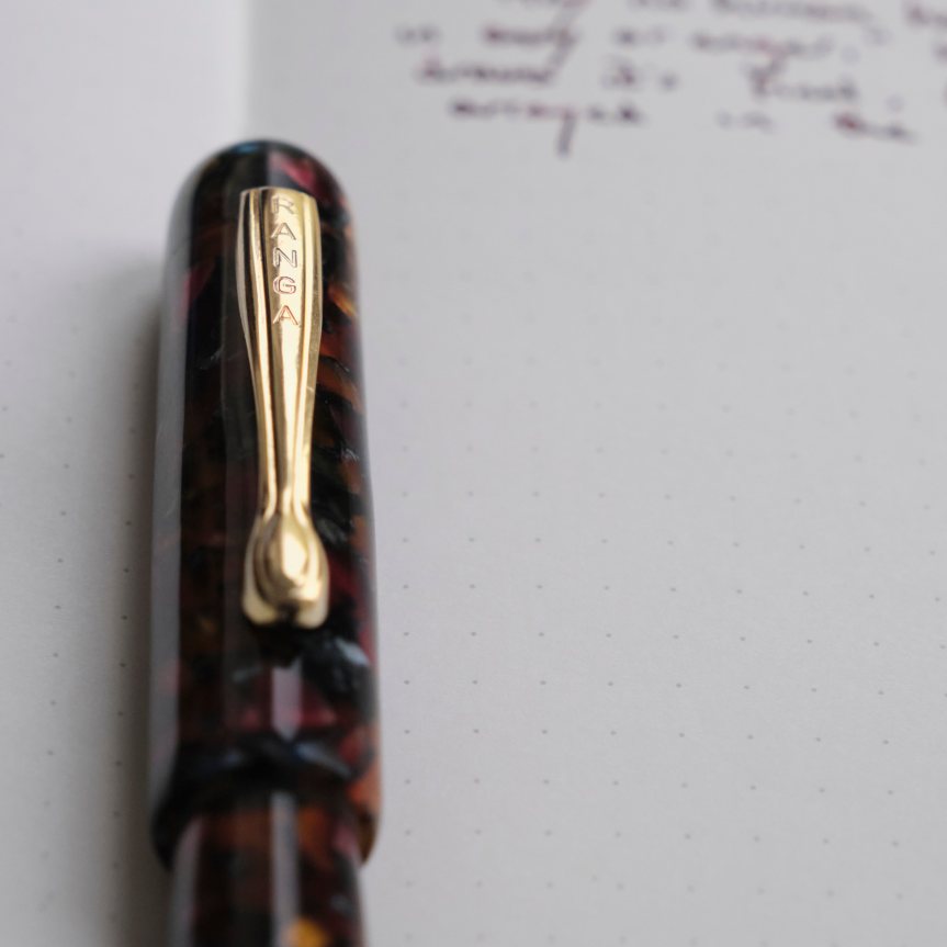 Fountain pen cap and clip