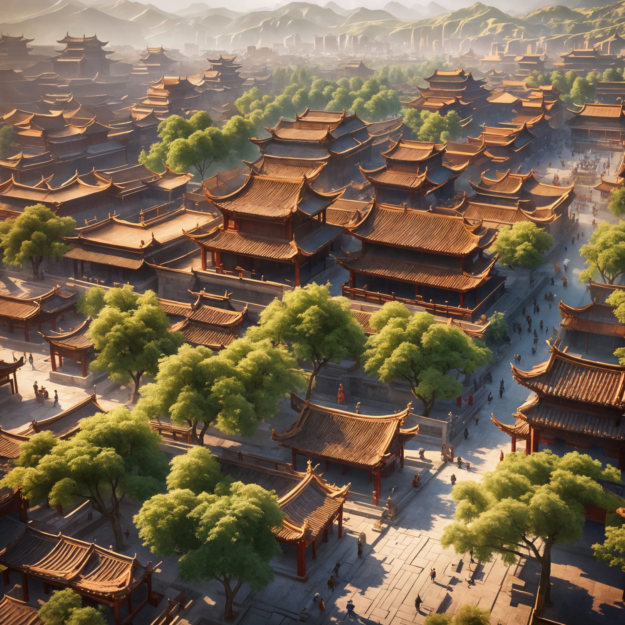 The ancient city of Chang'An